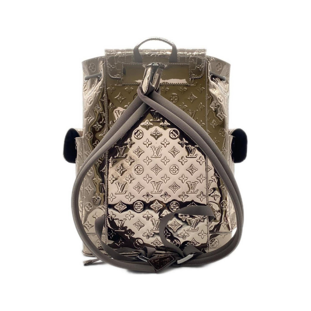 Louis Vuitton Gunmetal Coated Canvas Pvc Backpack (Pre-Owned)