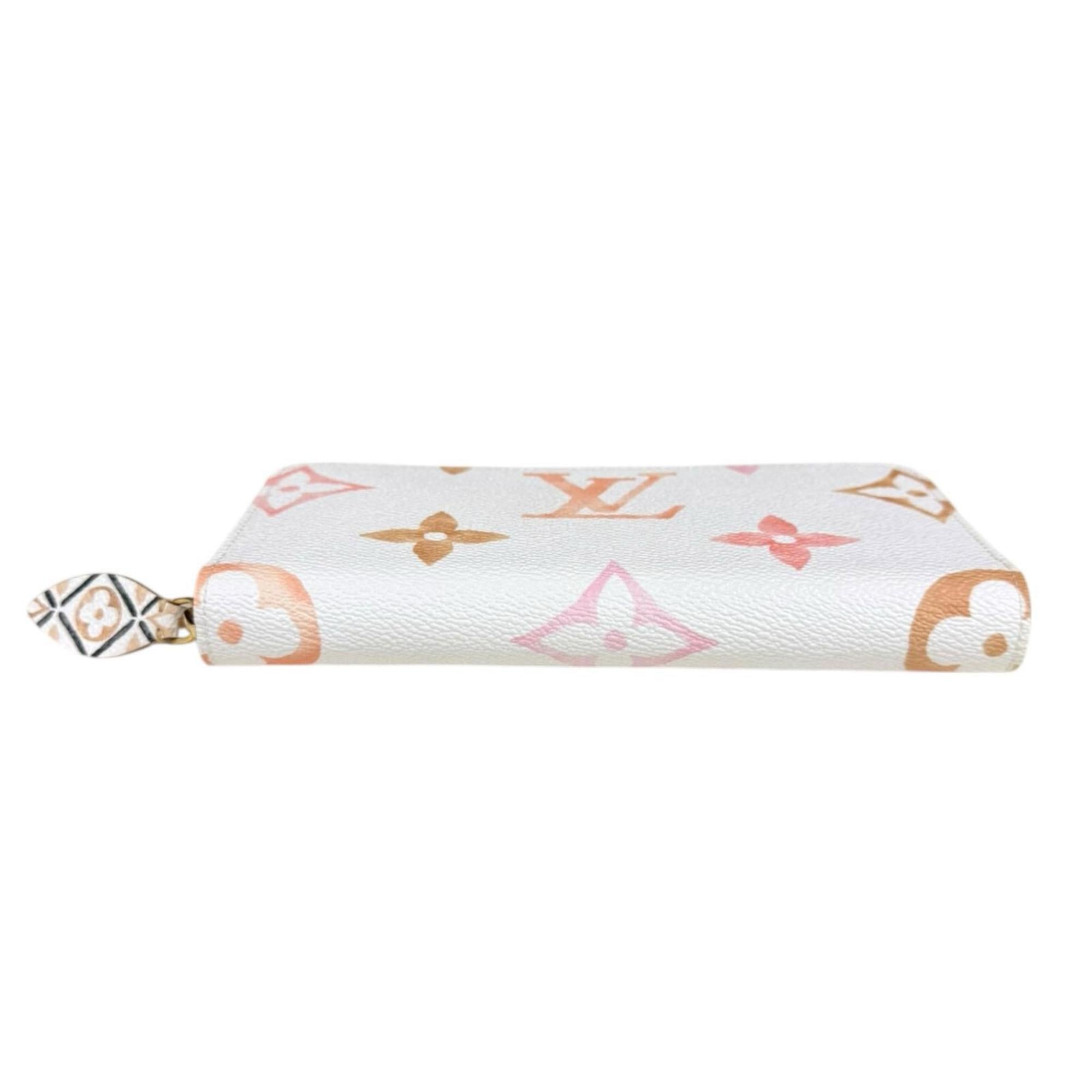 Louis Vuitton Pink White Monogram Empreinte Long Wallet (Bi-Fold) (Pre-Owned)