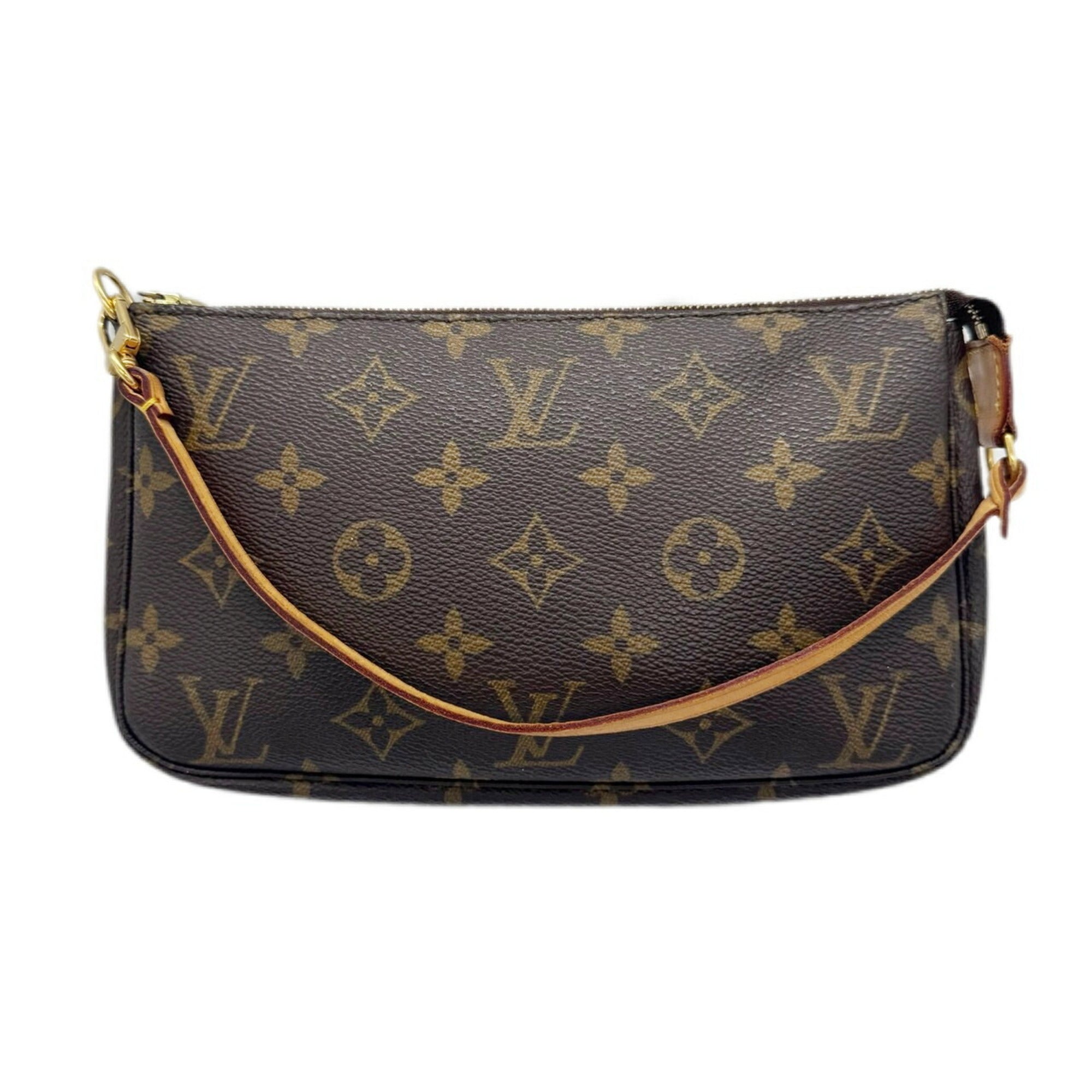 Louis Vuitton Brown Monogram Pochette Pouch (Pre-Owned)
