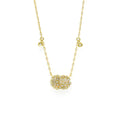 Pendant Necklace 18K Yellow Gold with Diamond