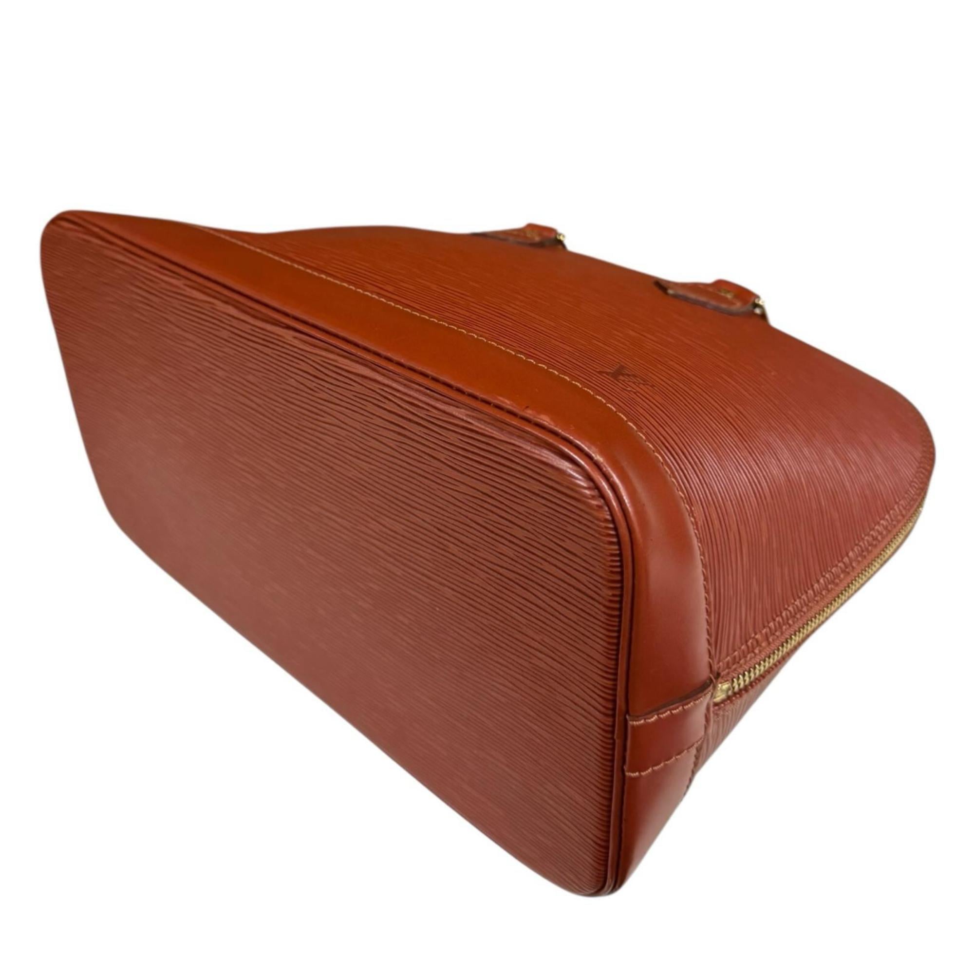 Louis Vuitton Brown Kenyan Brown Epi Leather Handbag (Pre-Owned)