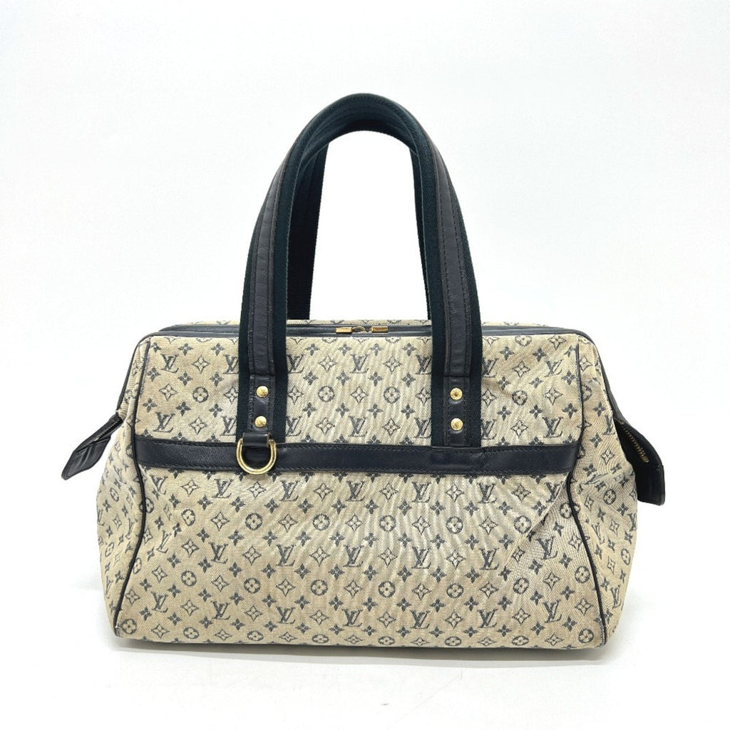 Louis Vuitton Galle Monogram Navy Monogram Mini Boston Bag Handbag (Pre-Owned)