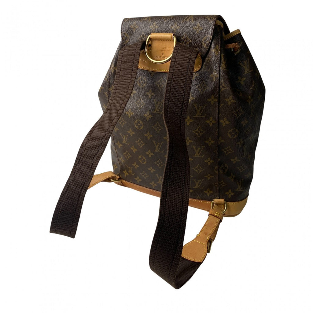 Louis Vuitton Brown Pvc Leather Backpack (Pre-Owned)