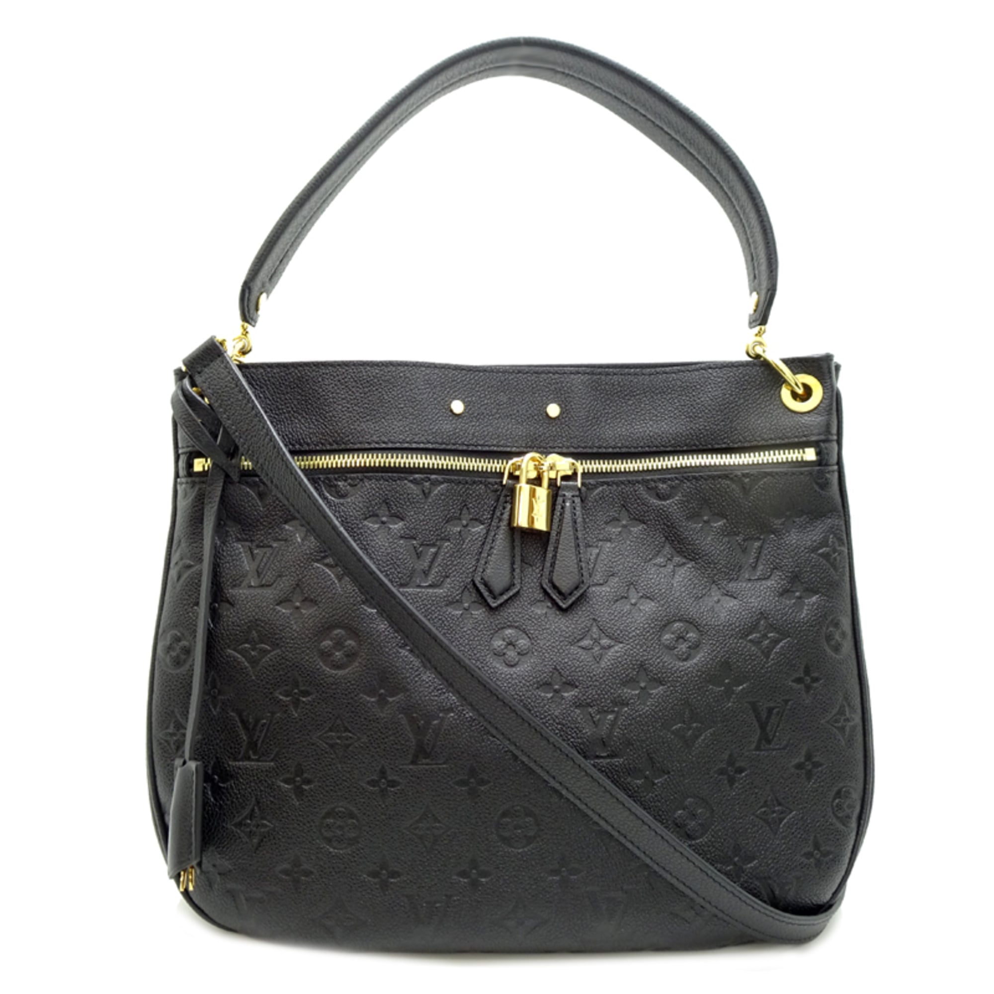 Louis Vuitton Black Noir Monogram Empreinte Shoulder Bag (Pre-Owned)