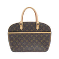 Louis Vuitton Marron Coated Canvas Handbag (Pre-Owned)