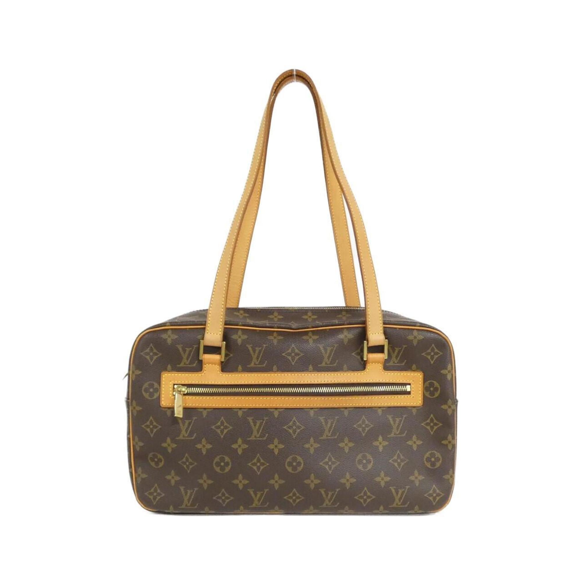 Louis Vuitton Marron Coated Canvas Shoulder Bag (Pre-Owned)