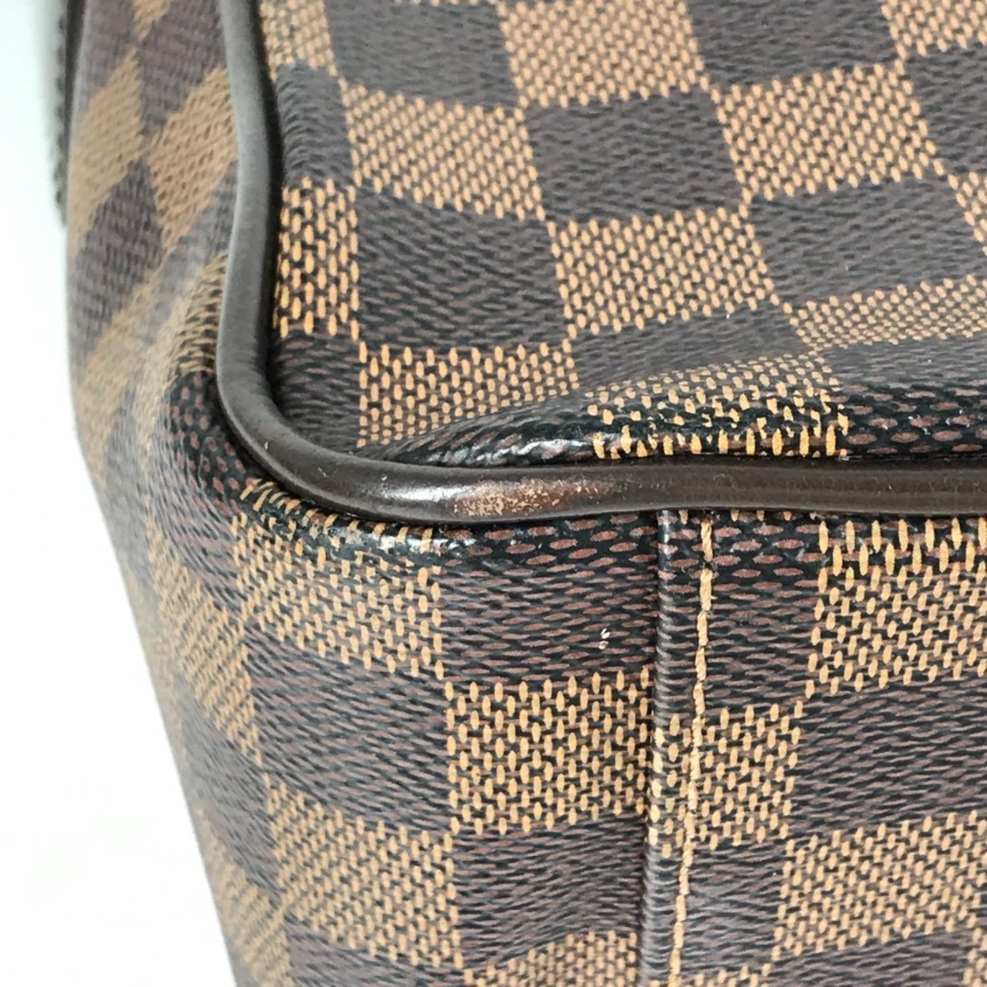 Louis Vuitton Damier Brown Ebene Damier Canvas Messenger Bag Shoulder Bag (Pre-Owned)