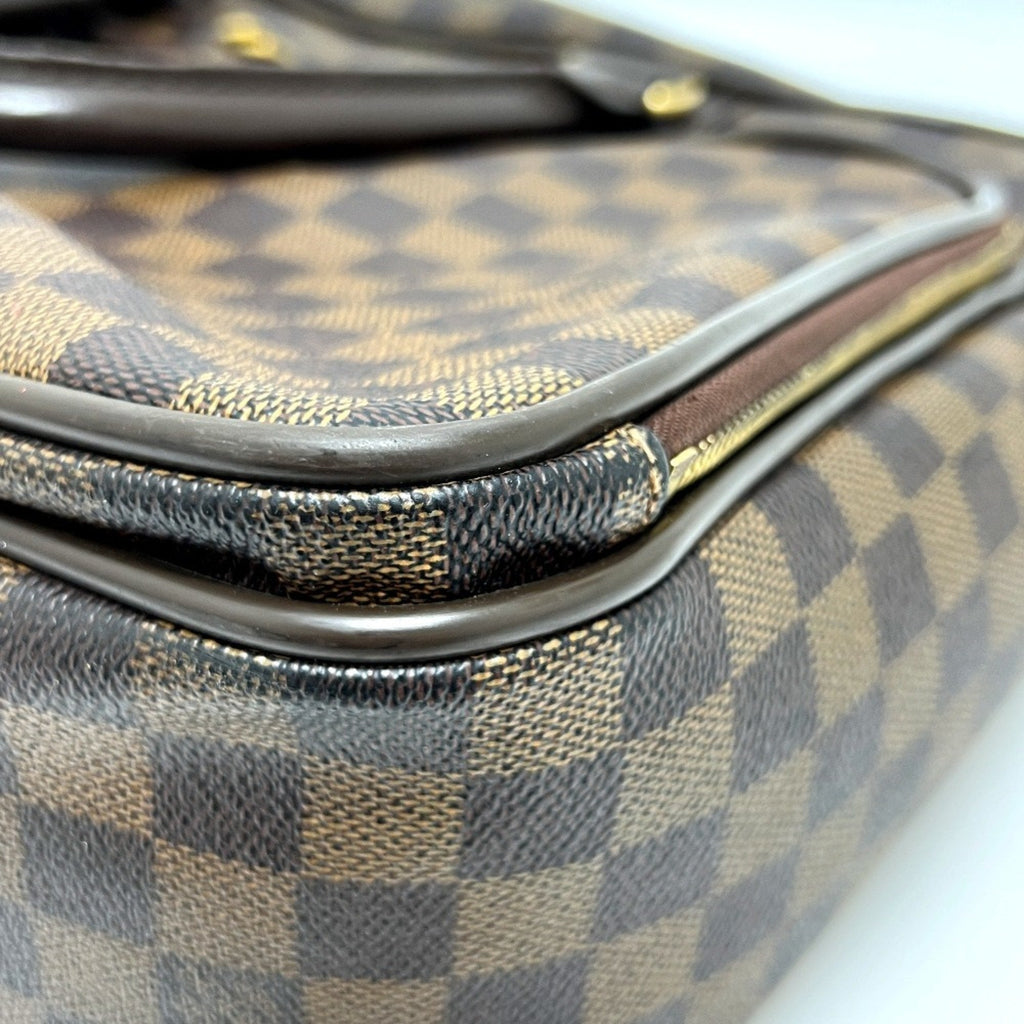 Louis Vuitton Brown Damier Canvas Ebene Damier Canvas Briefcase Handbag (Pre-Owned)