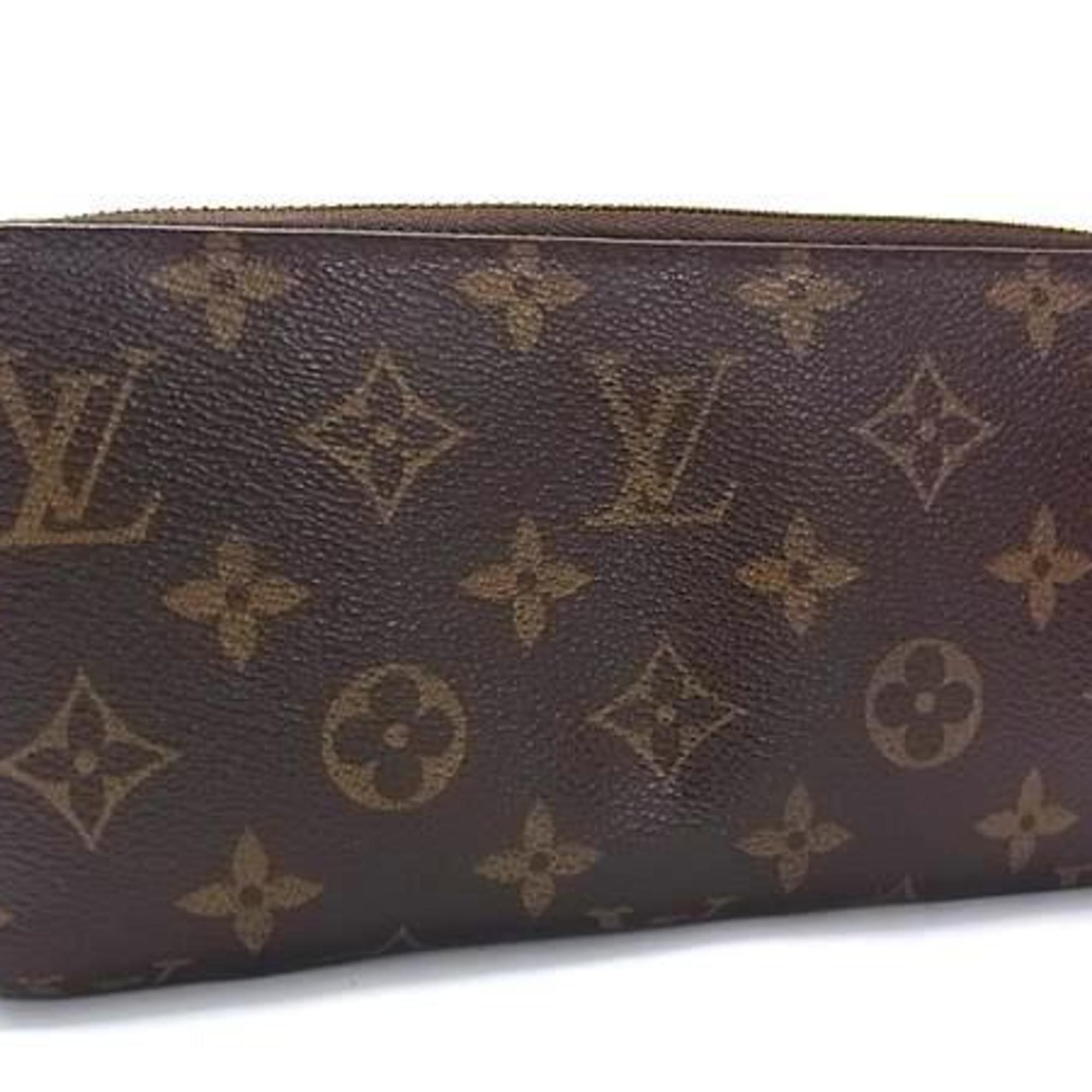 Louis Vuitton Brown Pvc Leather Long Wallet (Bi-Fold) (Pre-Owned)