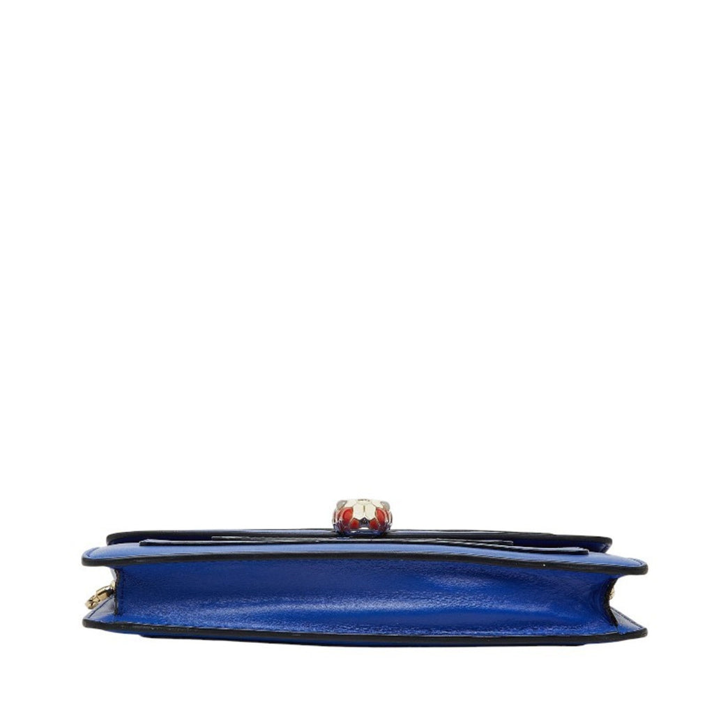 Serpenti Forever Chain Clutch Leather