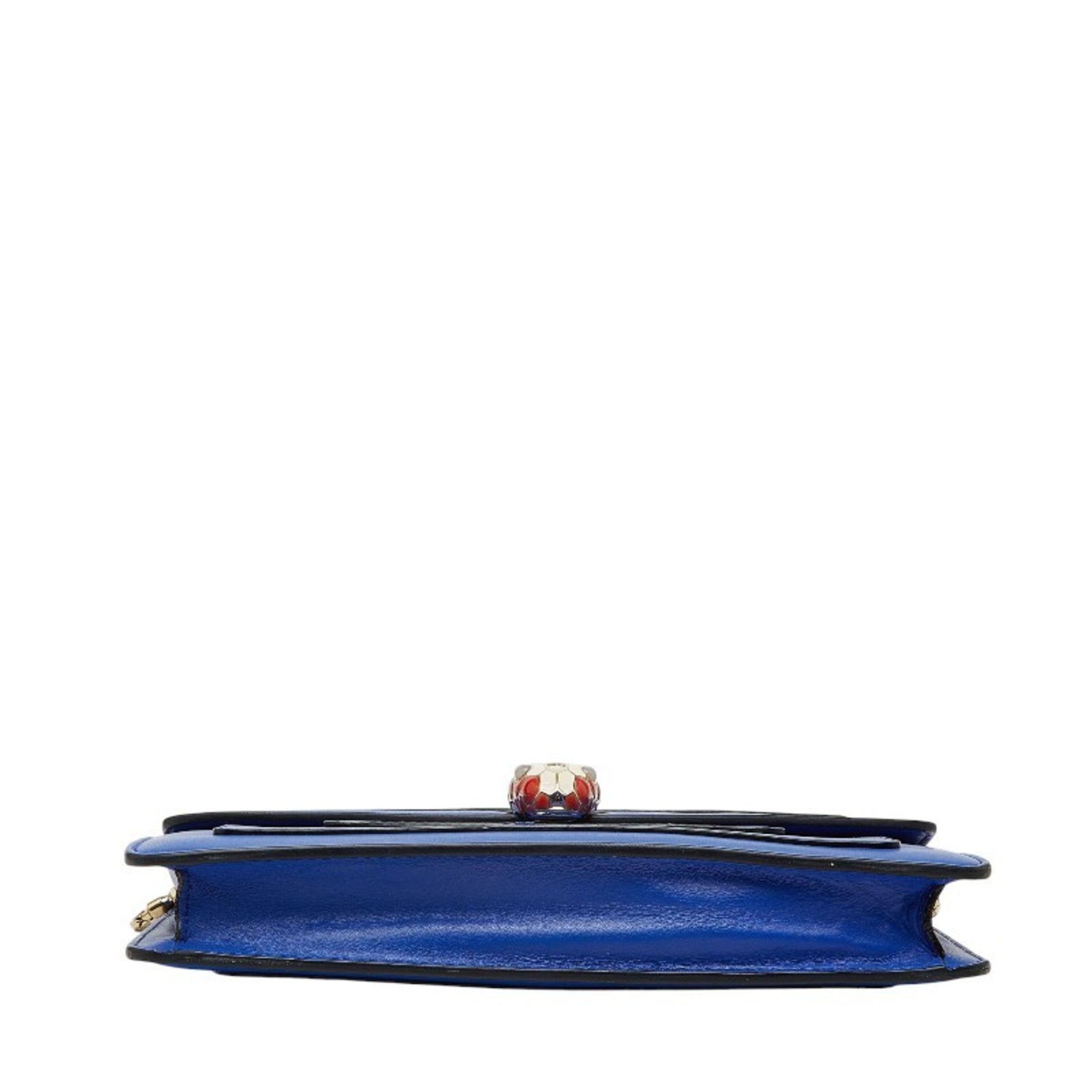 Serpenti Forever Chain Clutch Leather