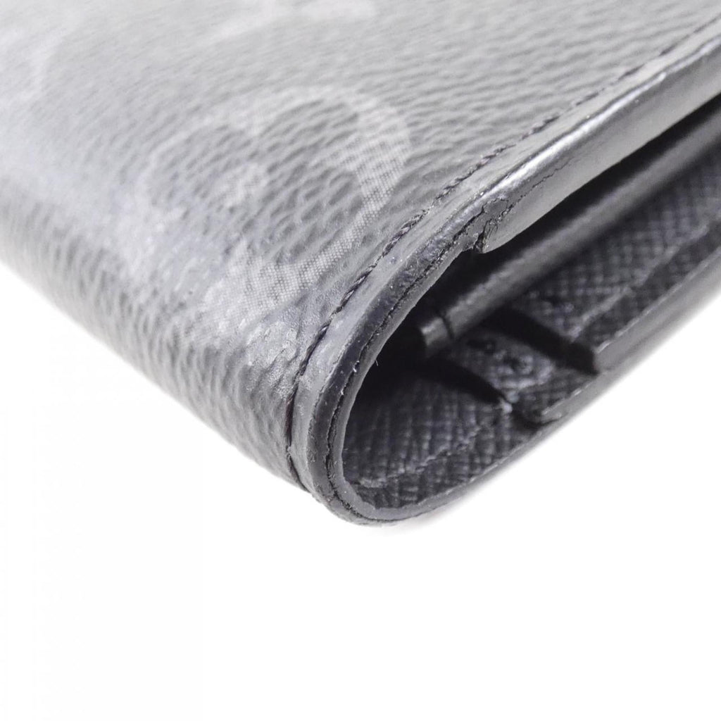 Louis Vuitton Black Monogram Eclipse Monogram Eclipse Long Wallet (Bi-Fold) (Pre-Owned)