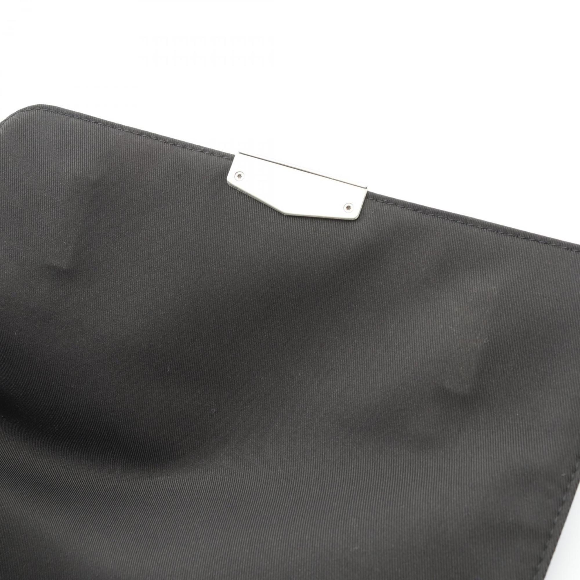 Louis Vuitton Black Coated Canvas Leather Shoulder Bag (Pre-Owned)