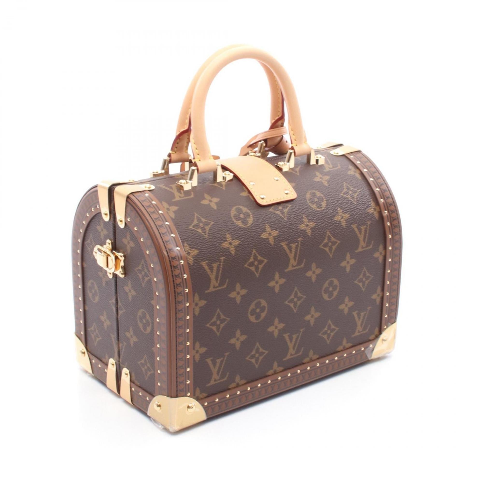 Louis Vuitton Brown Coated Canvas Leather Handbag (Pre-Owned)