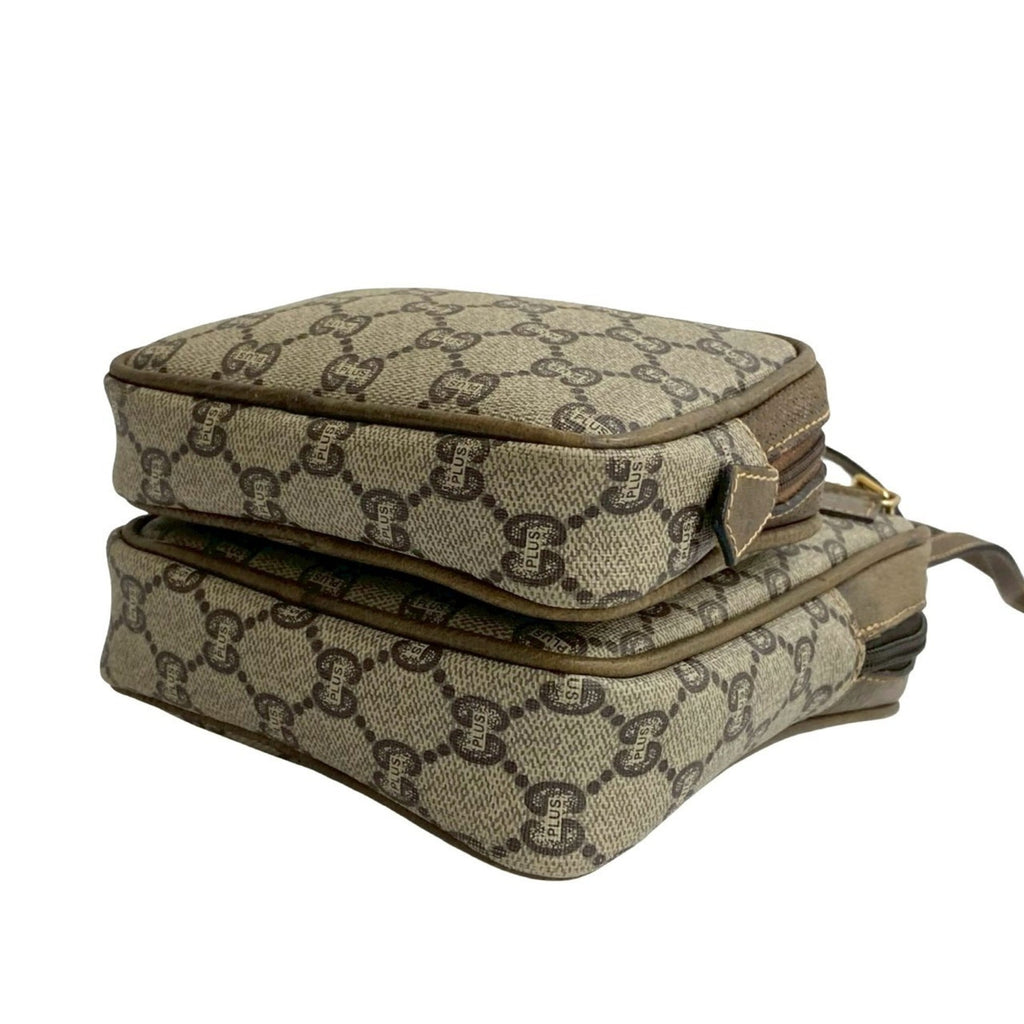 Neo Vintage Top Handle Crossbody Bag GG Coated Canvas Mini