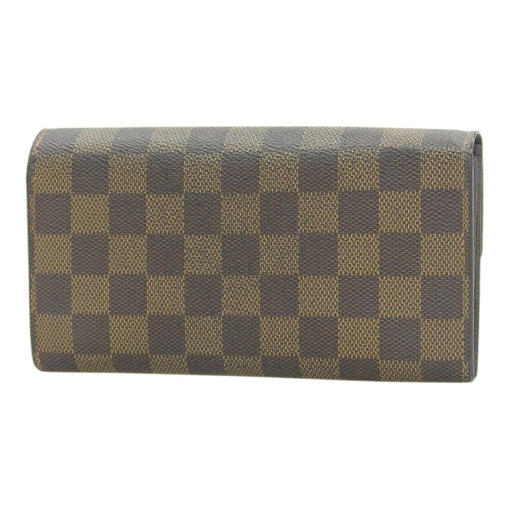 Louis Vuitton Ebene Pvc Long Wallet (Bi-Fold) (Pre-Owned)