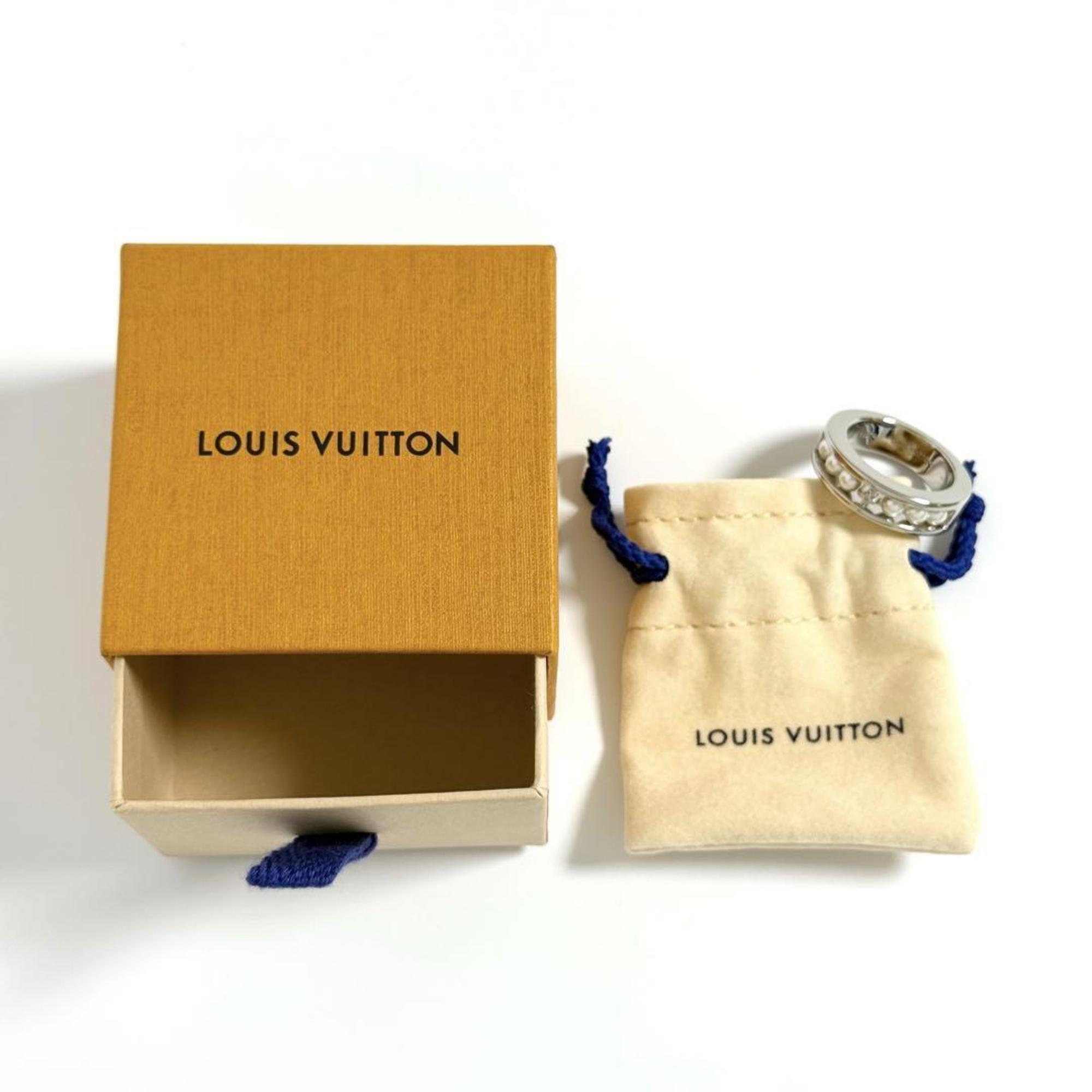 Louis Vuitton Silver 925 Band Ring (Pre-Owned)
