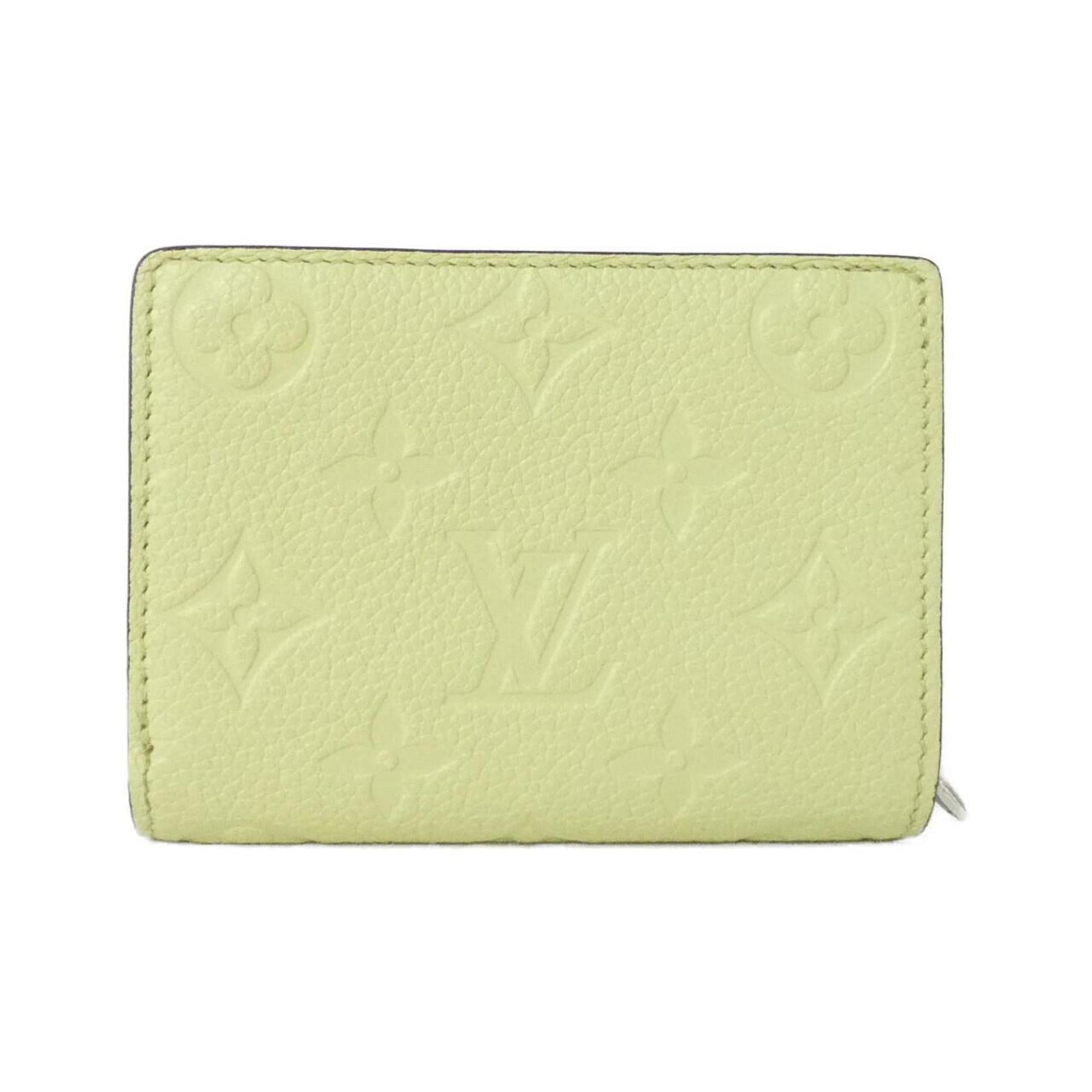 Louis Vuitton Green Vert Leather Wallet (Bi-Fold) (Pre-Owned)