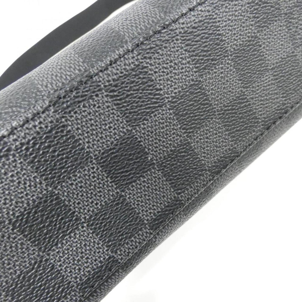 Louis Vuitton Gray Coated Canvas Shoulder Bag (Pre-Owned)