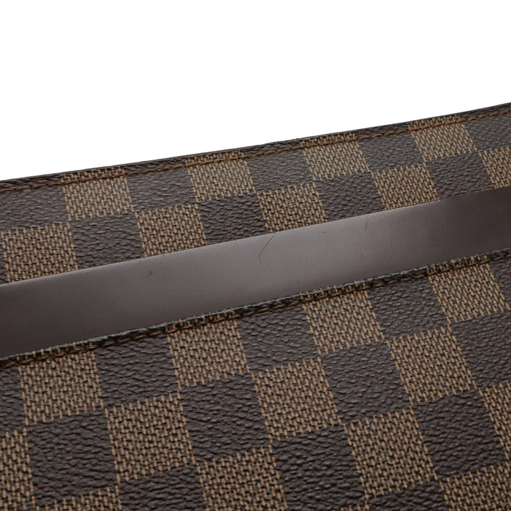 Louis Vuitton Brown Damier Canvas Damier Canvas Clutch Bag Pouch (Pre-Owned)