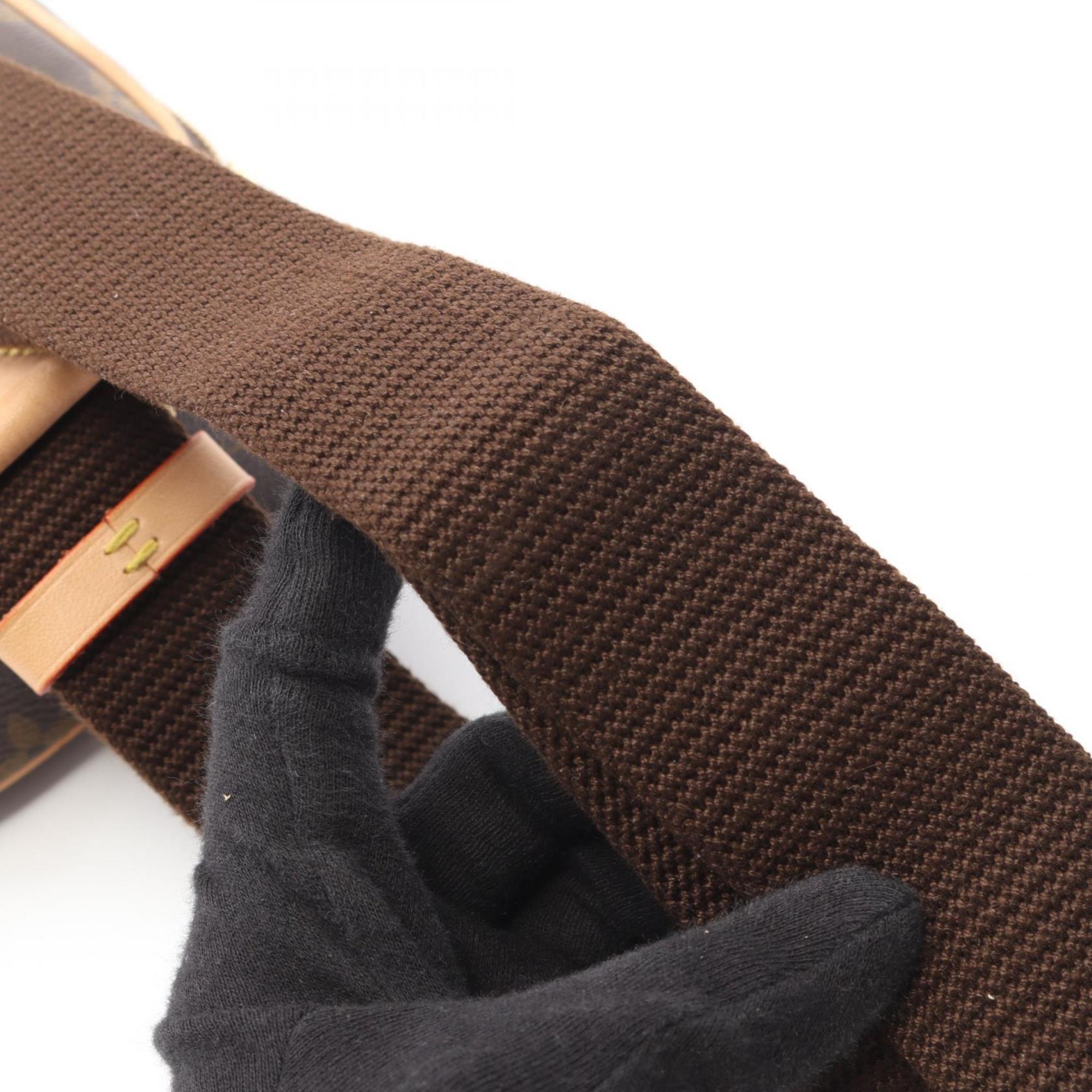 Louis Vuitton Monogram Brown Coated Canvas Leather Fanny Pack Sling Bag (Pre-Owned)