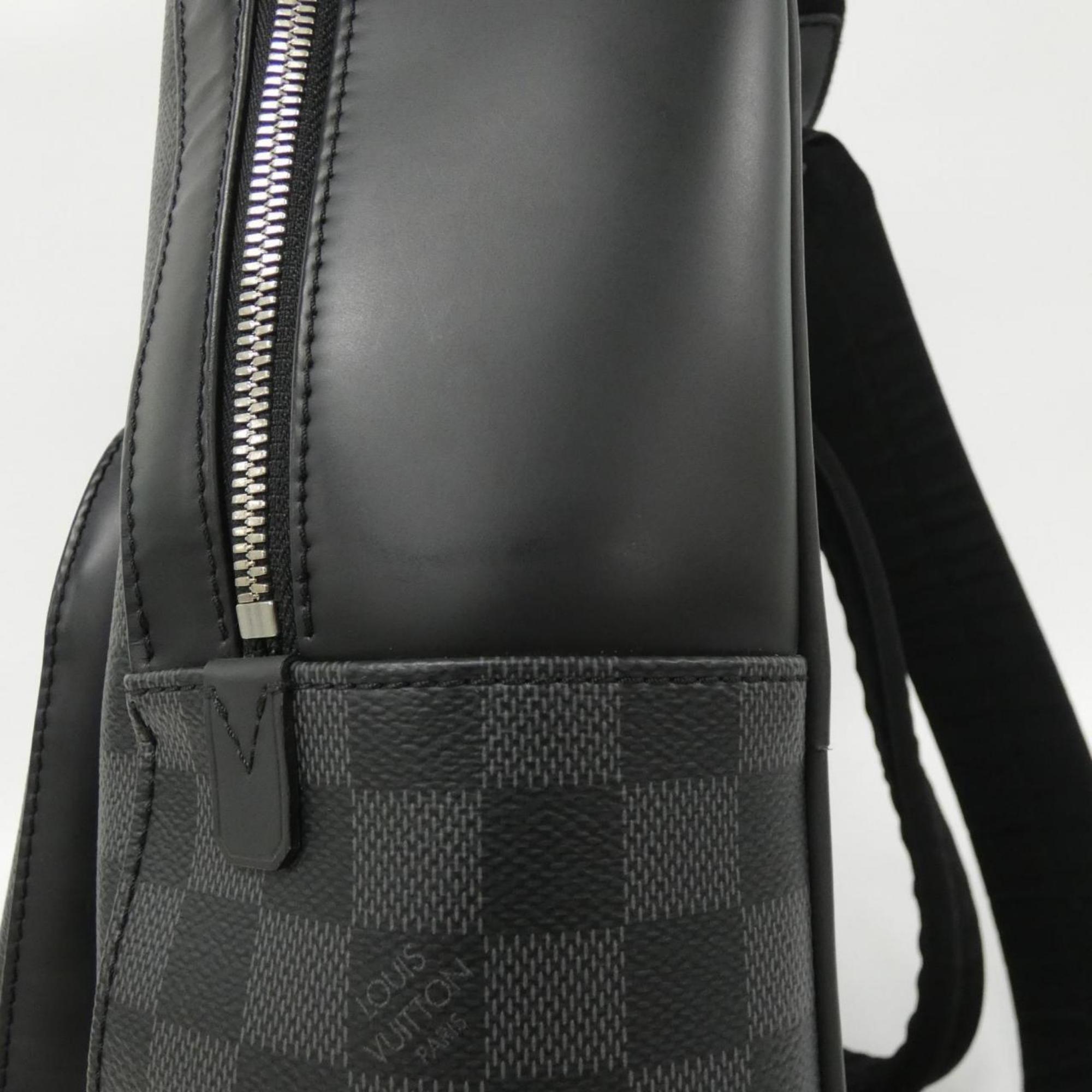 Louis Vuitton Graphite Coated Canvas Backpack (Pre-Owned)