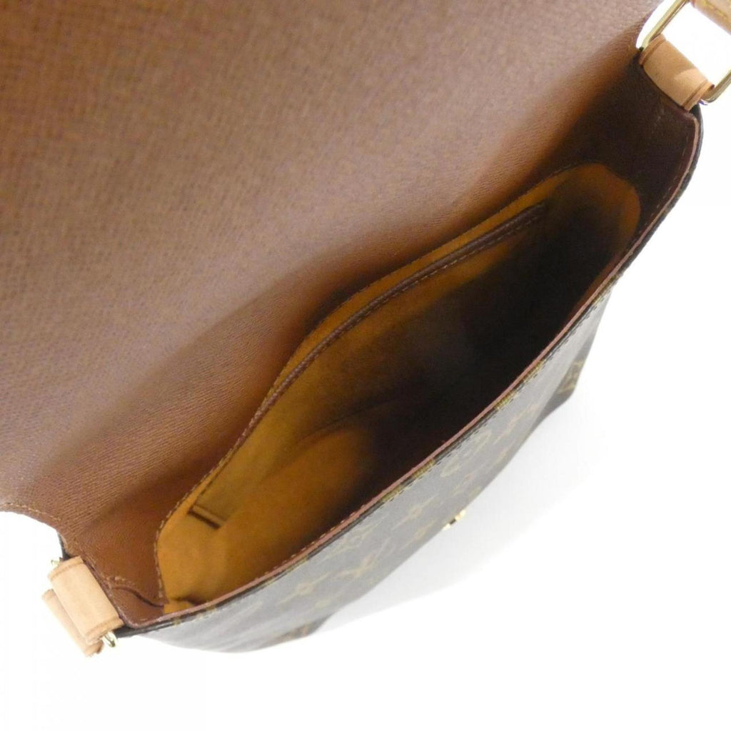 Louis Vuitton Marron Coated Canvas Shoulder Bag (Pre-Owned)