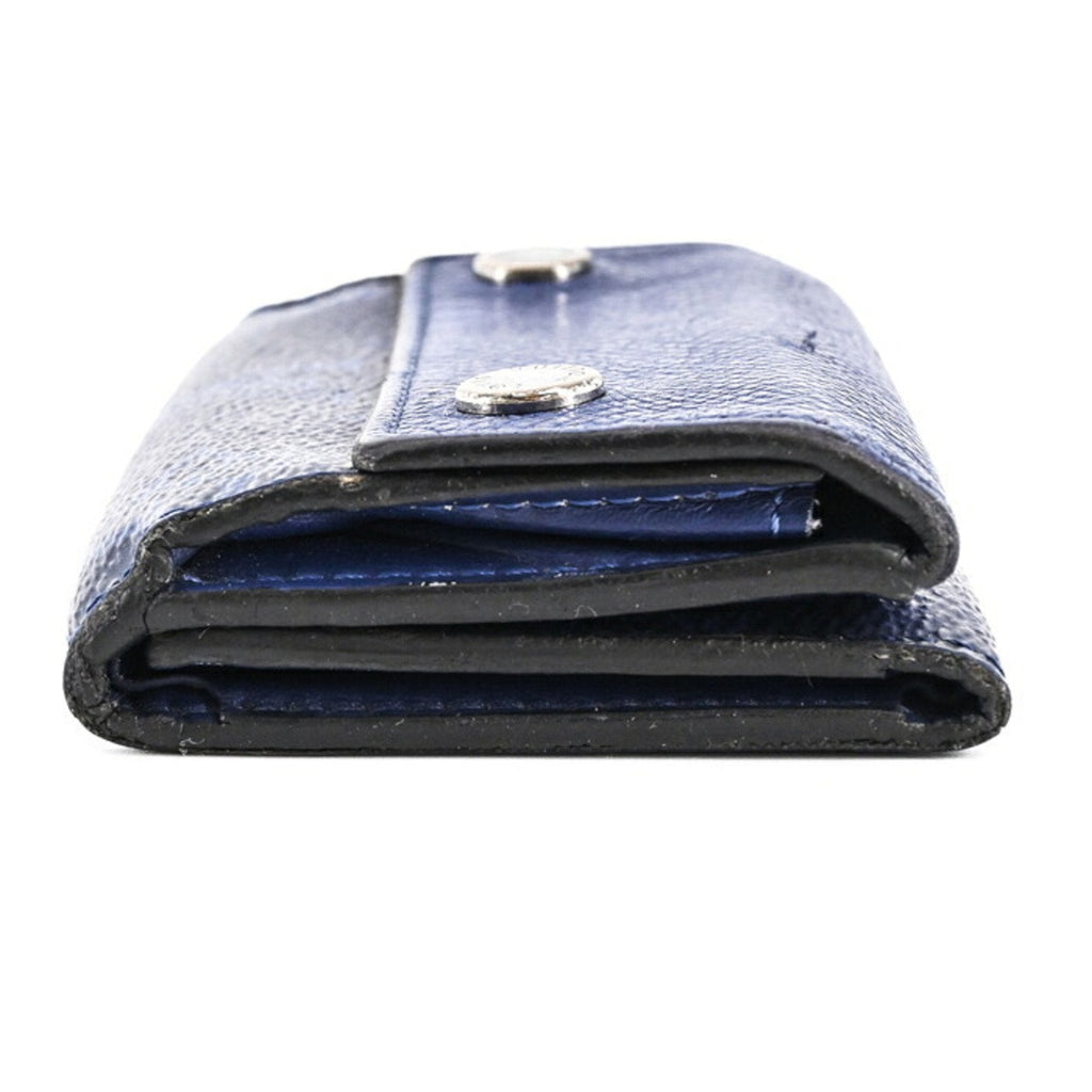 Louis Vuitton Blue Taigarama Wallet (Tri-Fold) (Pre-Owned)