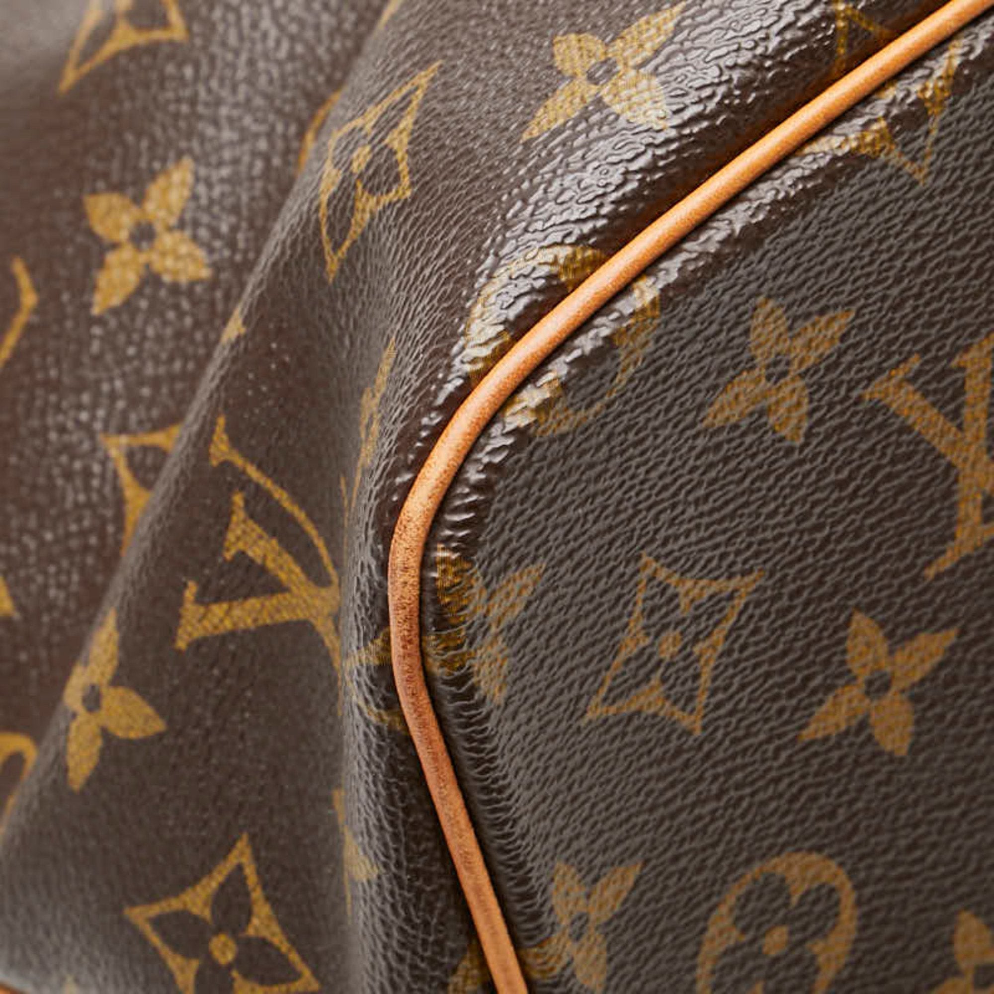 Louis Vuitton Brown Pvc Leather Handbag Shoulder Bag (Pre-Owned)