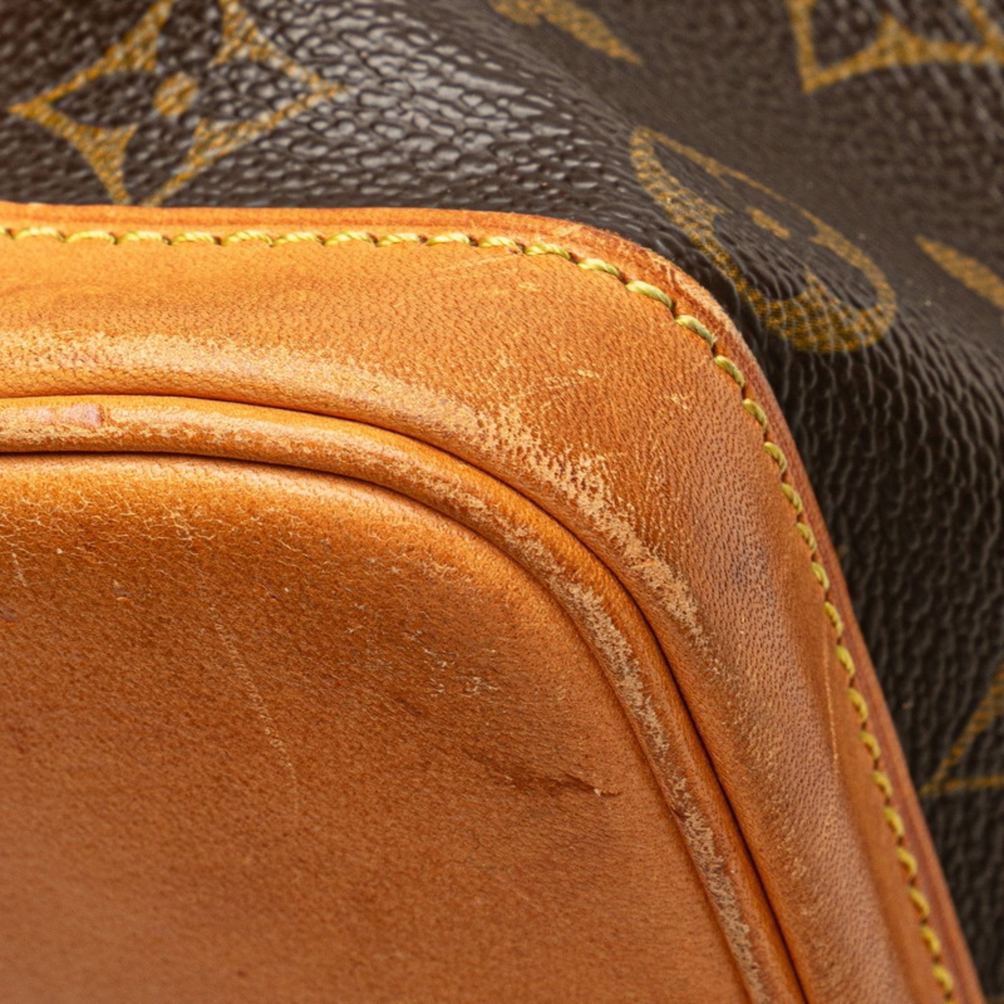 Louis Vuitton Monogram Brown Pvc Leather Handbag (Pre-Owned)