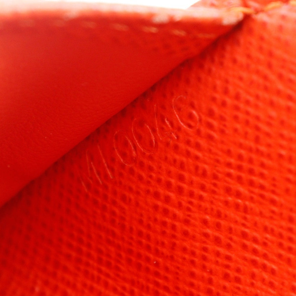 Louis Vuitton Lv Orange Orange Monogram Perforated Wallet (Bi-Fold) (Pre-Owned)