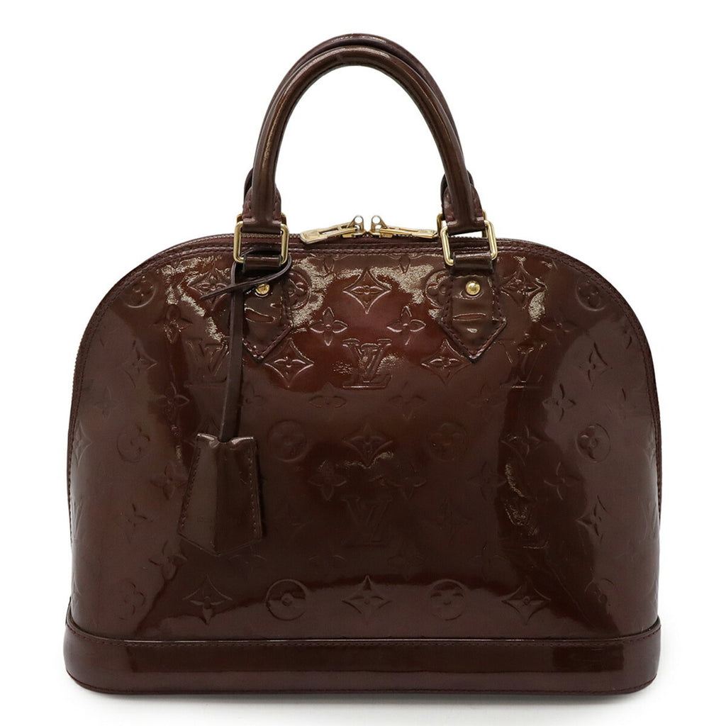 Louis Vuitton Bordeaux Rouge Fauviste Monogram Vernis Handbag (Pre-Owned)