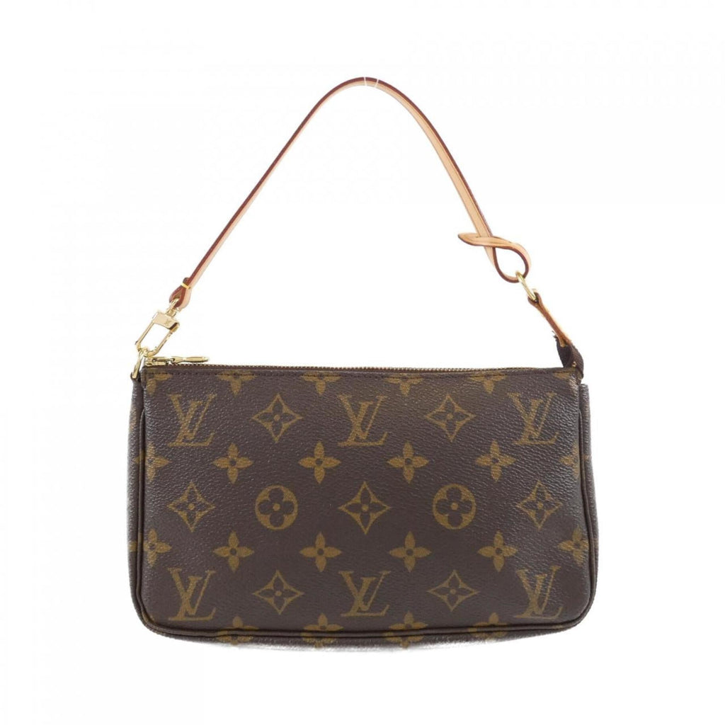 Louis Vuitton Brown Coated Canvas Pouch (Pre-Owned)