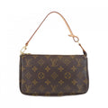 Louis Vuitton Brown Coated Canvas Pouch (Pre-Owned)