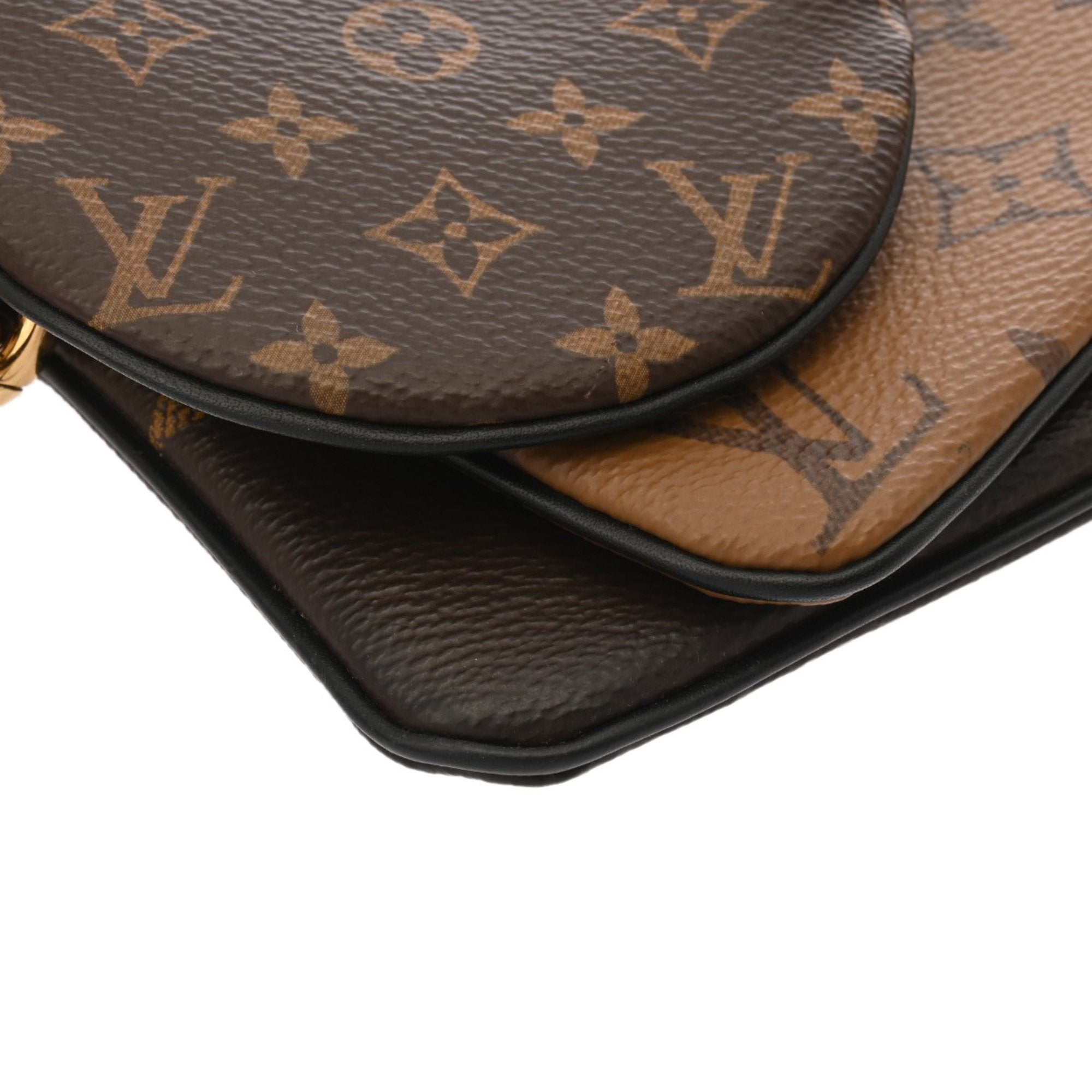 Louis Vuitton Brown Camel Monogram Canvas Pochette Pouch (Pre-Owned)