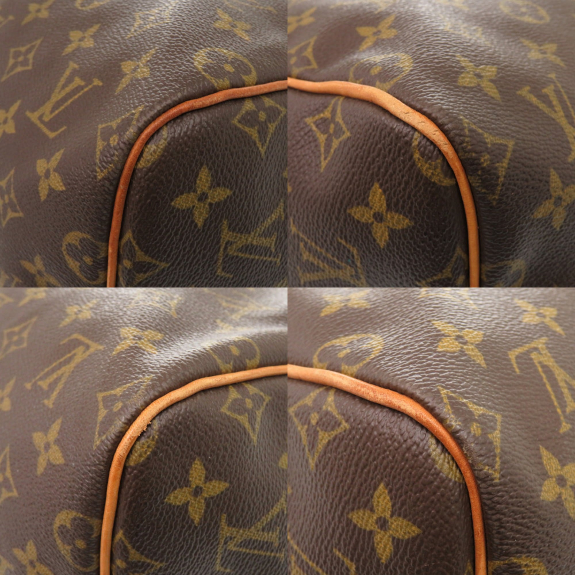 Louis Vuitton Brown Monogram Canvas Boston Bag (Pre-Owned)