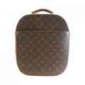Louis Vuitton Marron Coated Canvas Shoulder Bag (Pre-Owned)