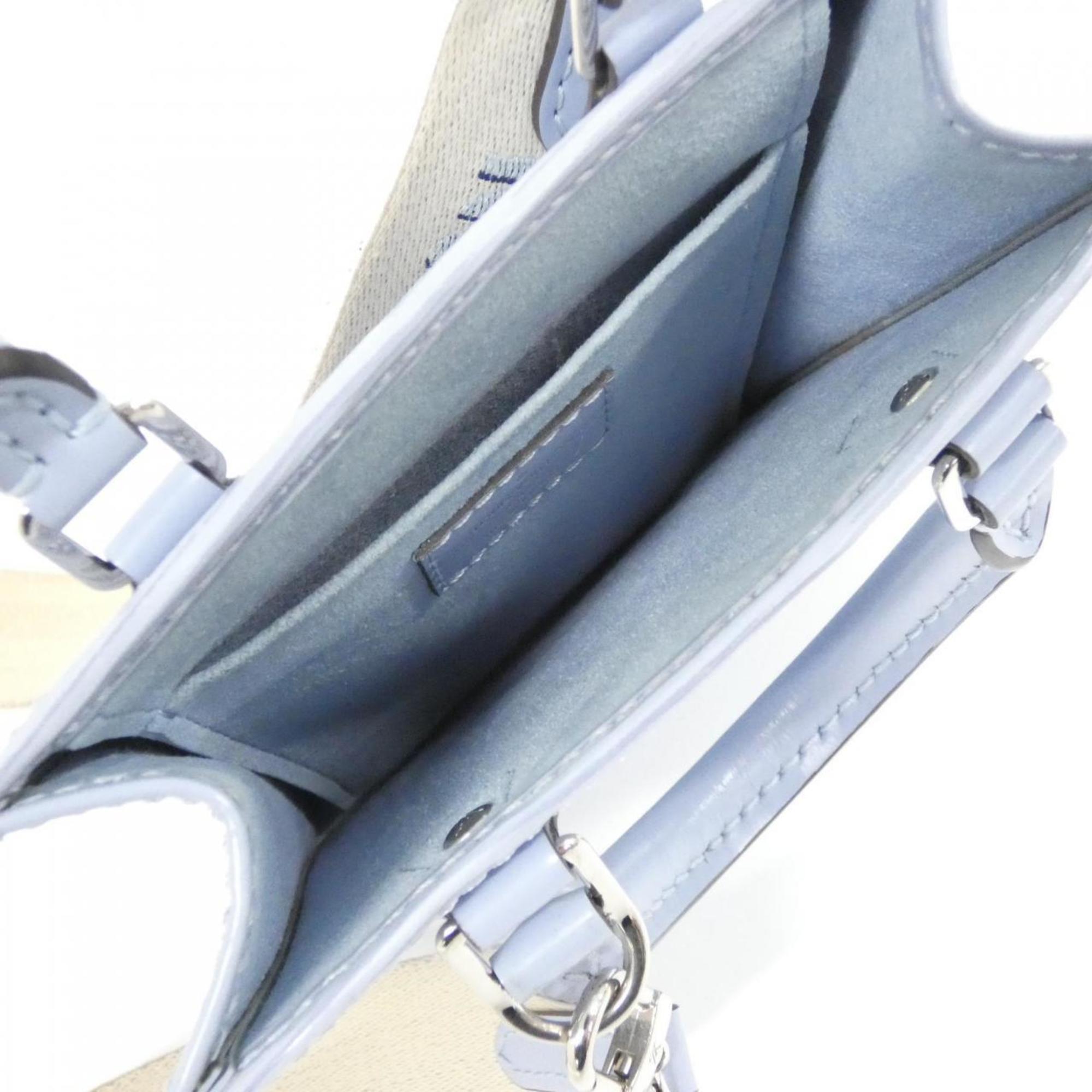Louis Vuitton Light Blue Leather Handbag (Pre-Owned)