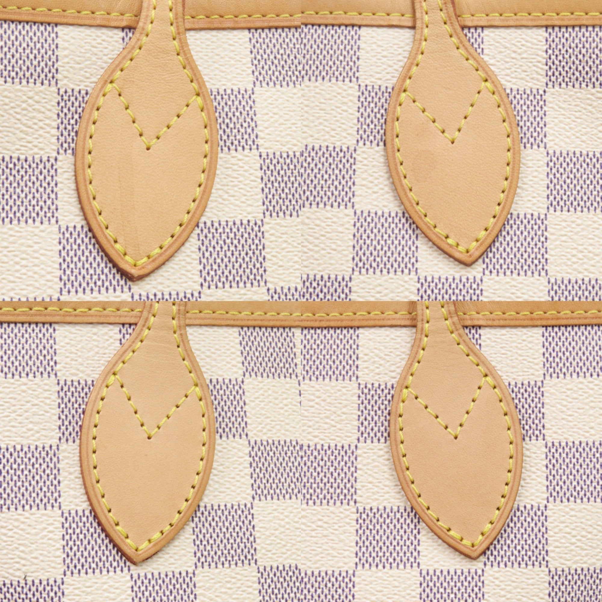 Louis Vuitton White Damier Azur Tote Bag (Pre-Owned)