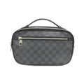 Louis Vuitton Black Graphite Coated Canvas Shoulder Bag (Pre-Owned)