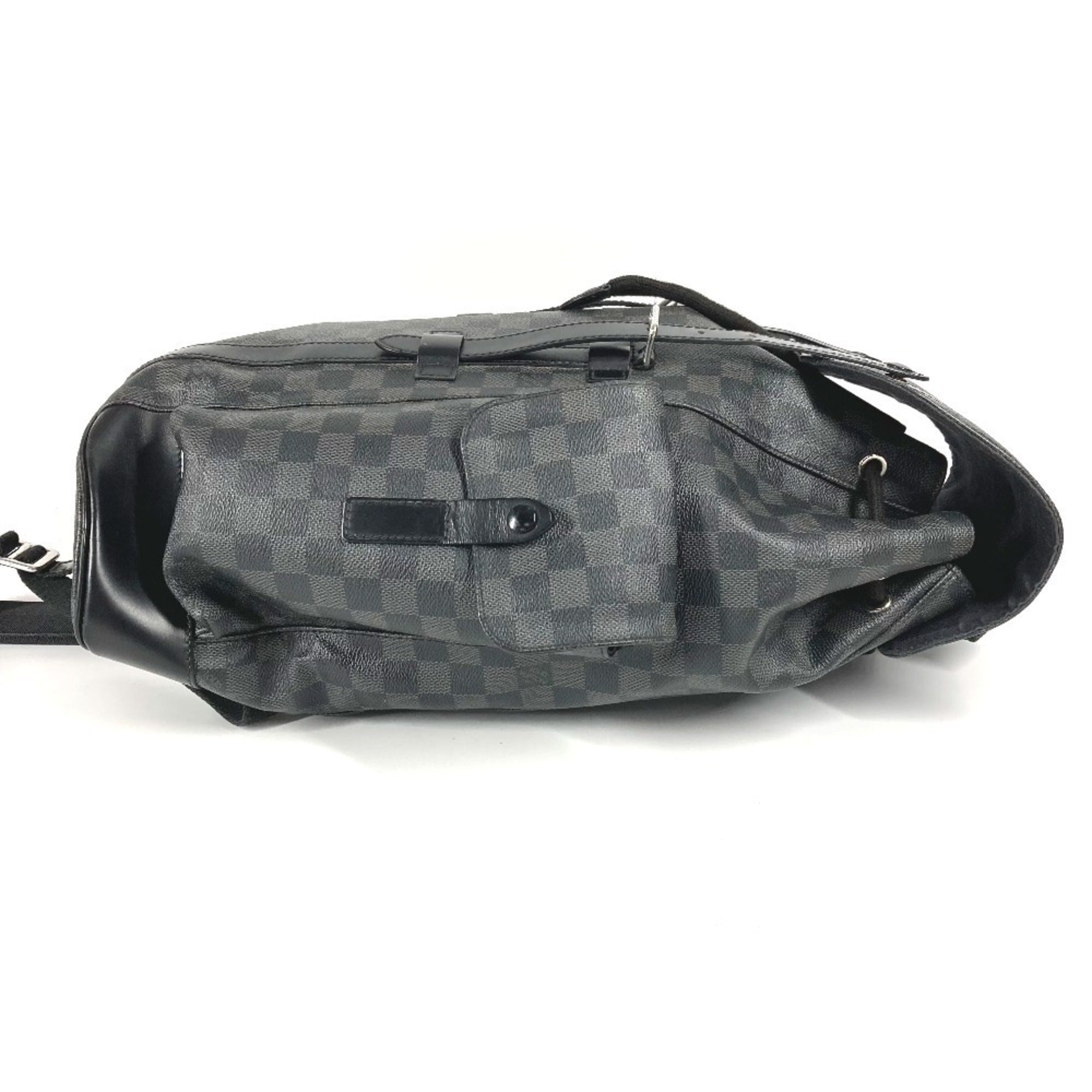 Louis Vuitton Black Damier Graphite Backpack (Pre-Owned)
