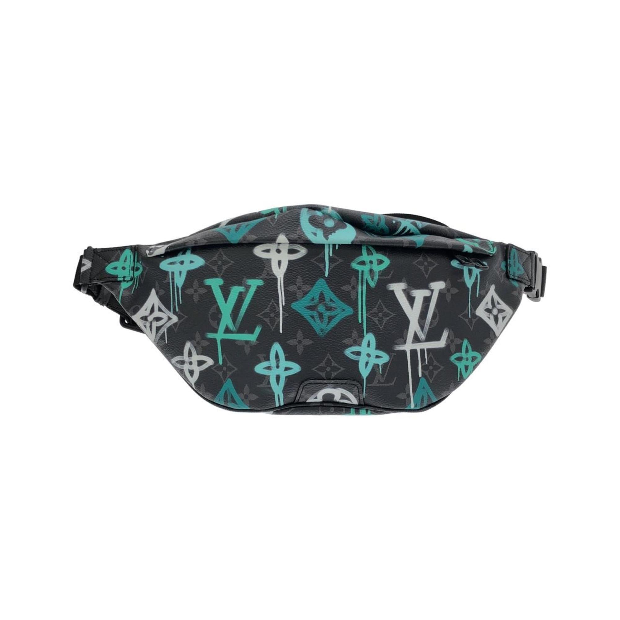 Louis Vuitton Black Coated Canvas Shoulder Bag (Pre-Owned)