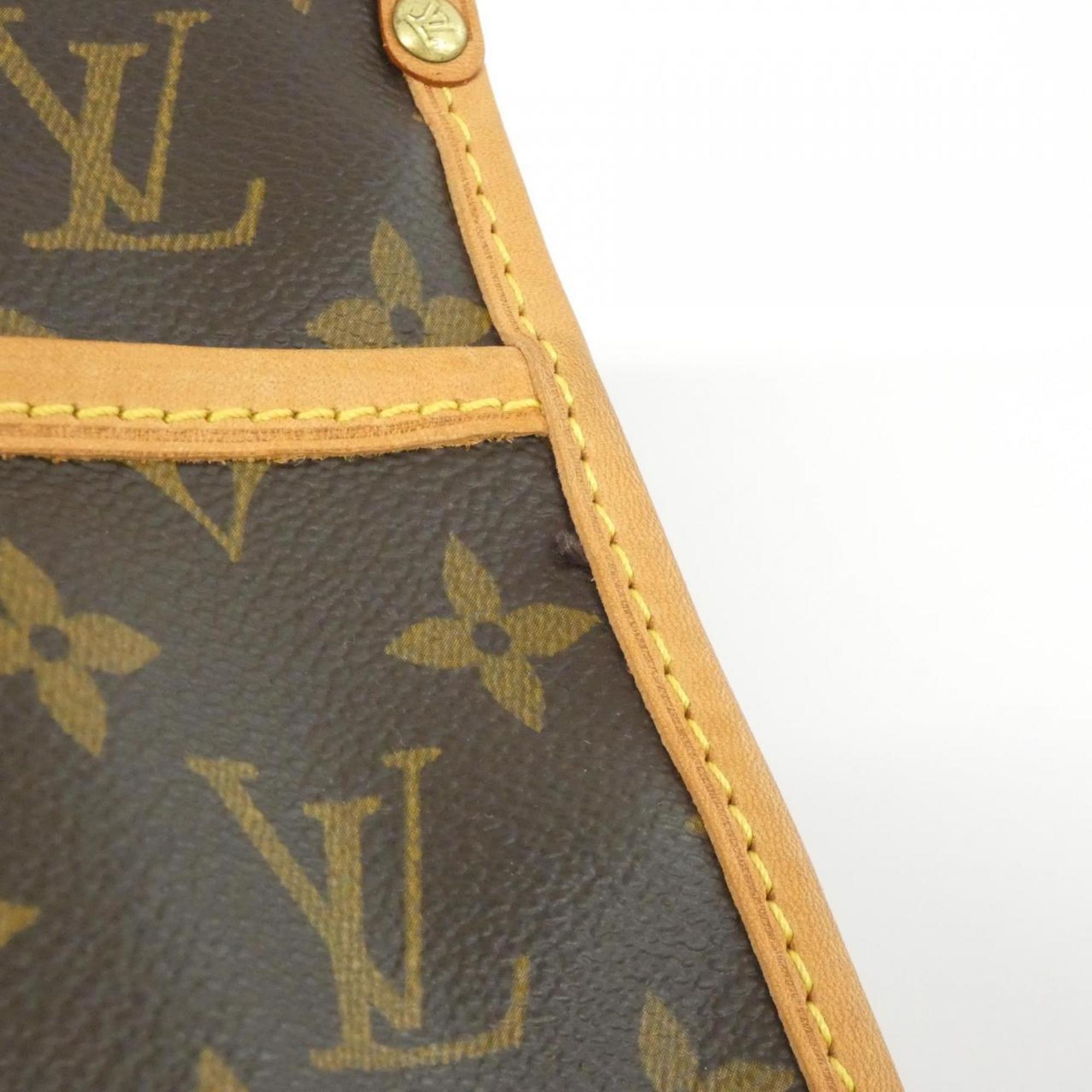 Louis Vuitton Marron Coated Canvas Shoulder Bag (Pre-Owned)