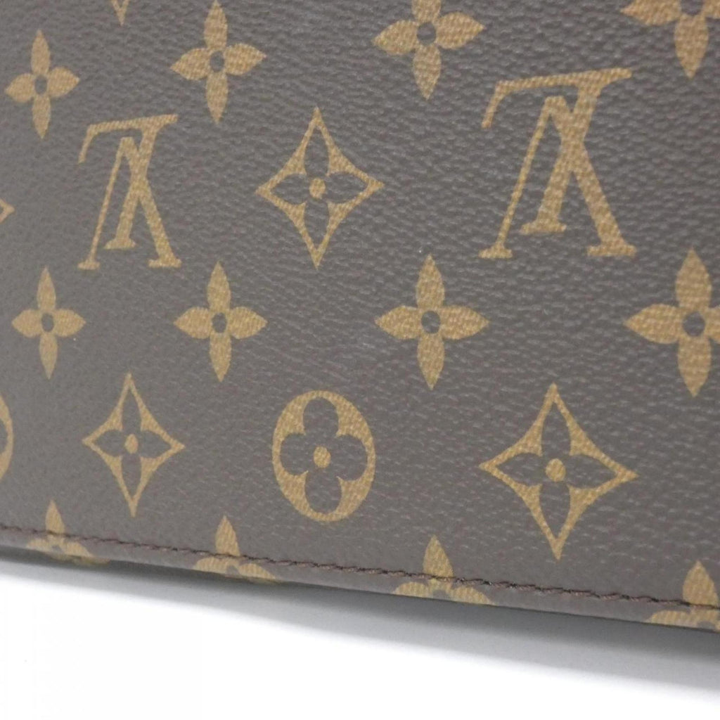 Louis Vuitton Marron Coated Canvas Handbag (Pre-Owned)