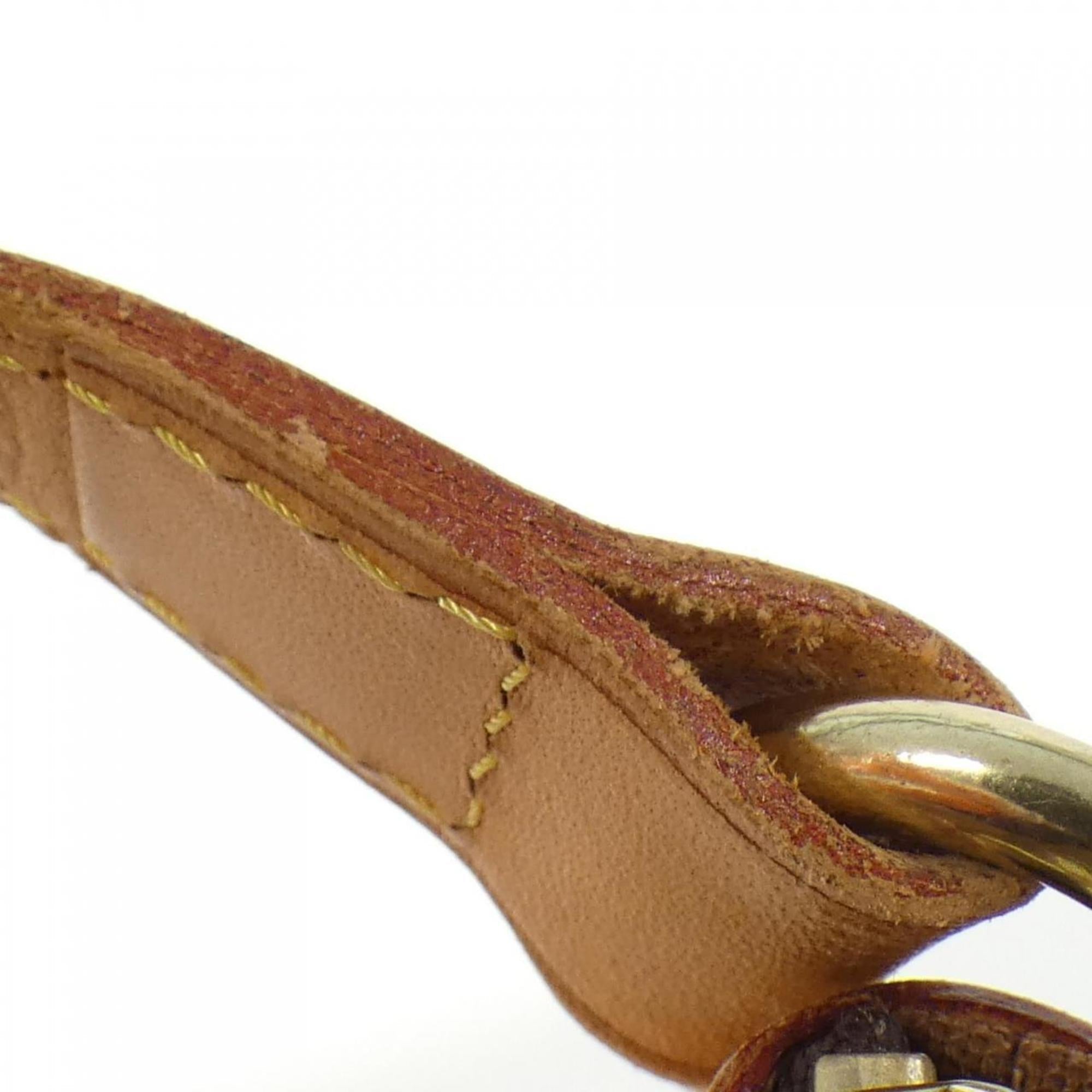Louis Vuitton Dark Brown Marron Coated Canvas Shoulder Bag (Pre-Owned)