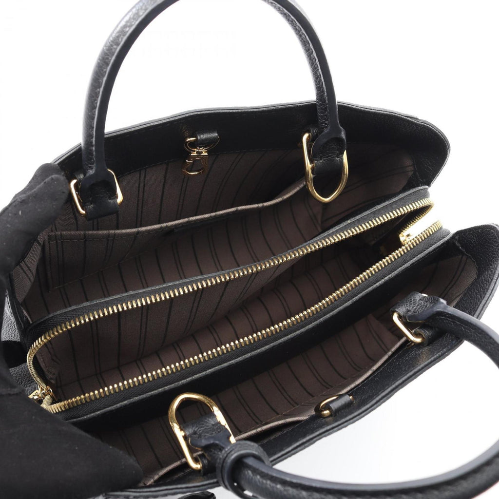 Louis Vuitton Black Cuir Ombre Leather Monogram Empreinte Handbag (Pre-Owned)