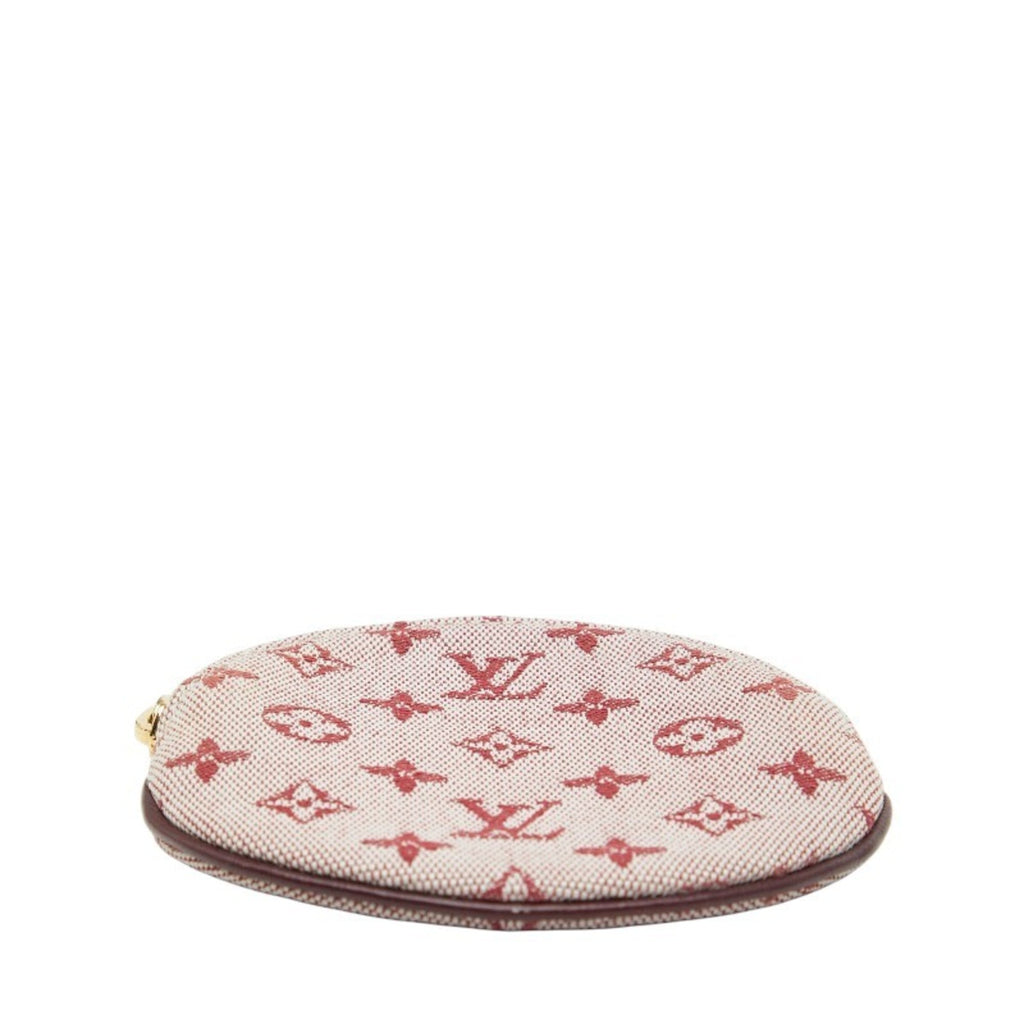 Louis Vuitton Cerise Red Color Canvas Leather Coin Purse/Coin Case (Pre-Owned)