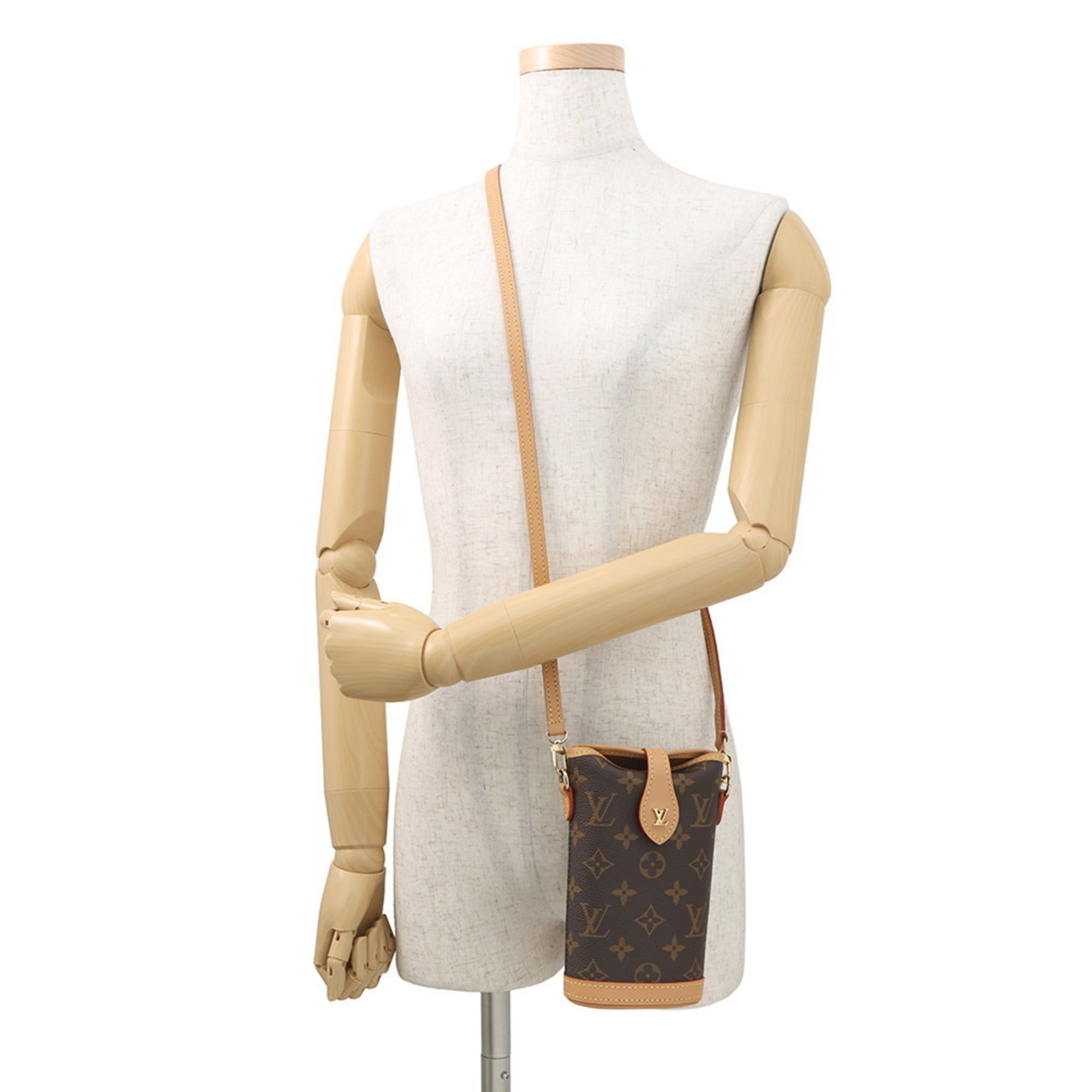 Louis Vuitton Brown Monogram Monogram Pouch Shoulder Bag (Pre-Owned)