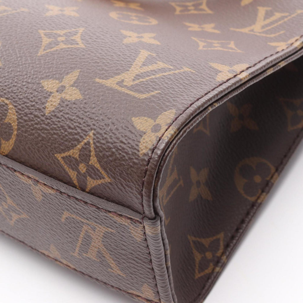 Louis Vuitton Brown Coated Canvas Leather Handbag (Pre-Owned)