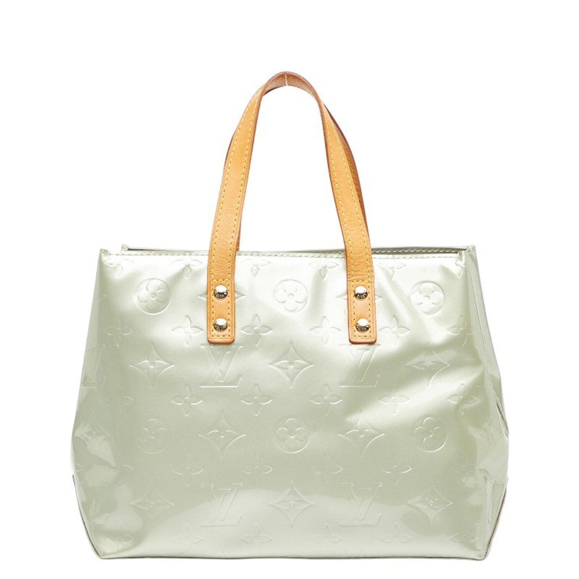 Louis Vuitton Monogram Vernis Gris Patent Leather Handbag (Pre-Owned)